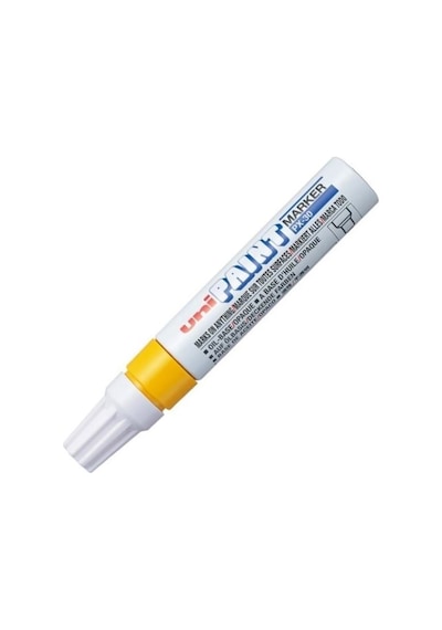 Uni-ball Paint Marker 4.0-8.5 Kesik Uç Sarı Markör Kalem