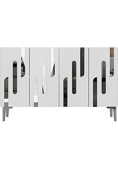 Ka1229bs Ece Konsol Ve Tv Sehpası Beyaz-silver 120cm Ka1229bs Ece Konsol Ve Tv Sehpası Beyaz-silver 120cm