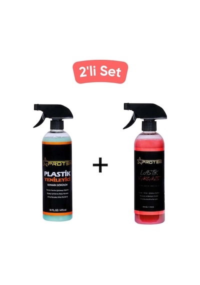 Plastik Yenileyici + Lastik Parlatıcı