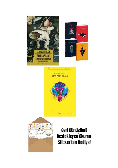 Algı Kapıları Cennet Ve Cehennem + Kara Dörtleme Set + Maymun Ve Öz