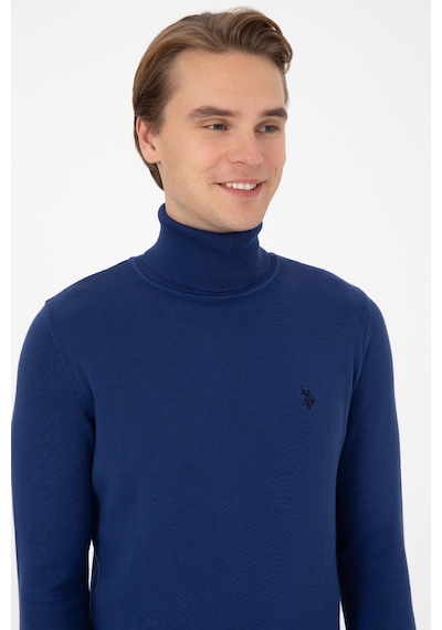 U.s. Polo Assn. Erkek İndigo Kazak /triko 50313640-vr028 Indıgo