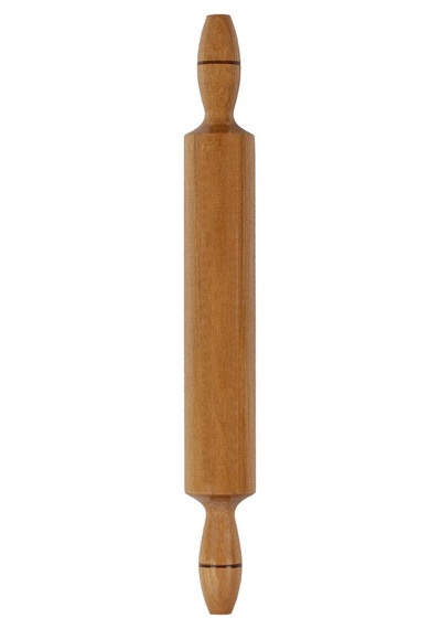 Ahşap Vernikli 48cm Sabit Büyük Boy Merdane Ahşap