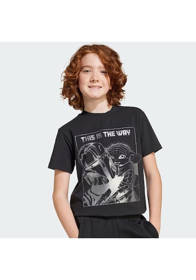 Adidas X Star Wars The Mandalorian Graphic Çocuk Tişört C-adıjd4547c40a00 Siyah
