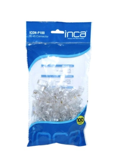 Icon-P100 Inca Rj-45 100 Adet Plastik Konnektör