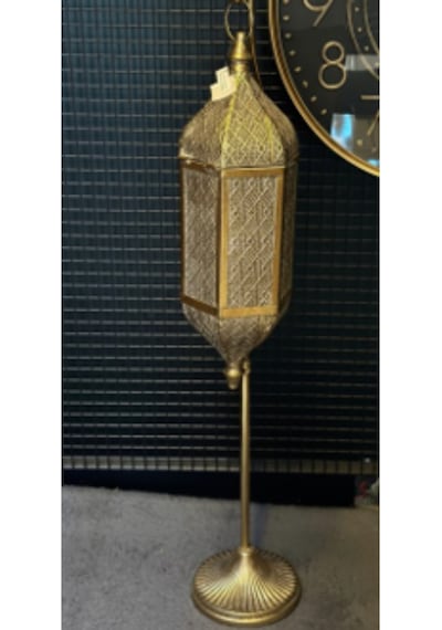 Zmr-16009 110 Cm Dekoratif Metal Duvar Objesi Şık Ev Aksesuarı Minimal Geometrik