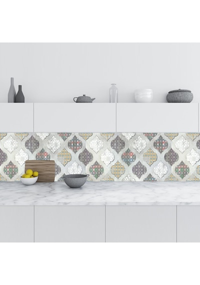 Mutfak Tezgah Arası Folyo Fayans Kaplama Folyosu Renkli Design Se