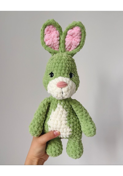 Winnie The Pooh-rabbit Peluş Oyuncak Pembe - Yeşil