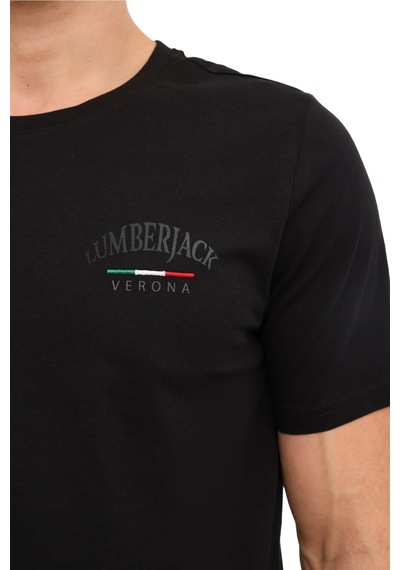 Lumberjack Ml Ezıo 11ıtl1088 6fx Siyah Erkek T-shirt A102054866 Siyah