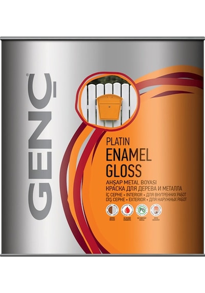 Genç Sentetik Parlak Ahşap Metal Boyası 2.5 L