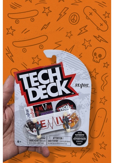 Tech Deck Revive İple Oynayan Kediler Grafik Parmak Kaykay