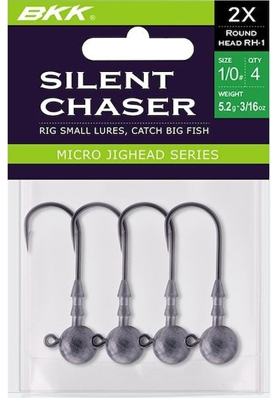 Bkk Silent Chaser- Round Head Jig Head 1/0 No 7 Gr