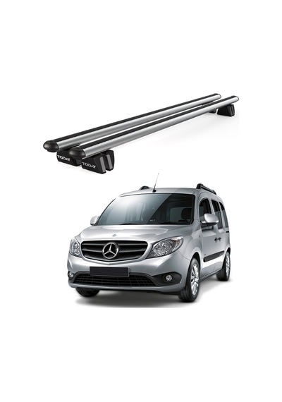 Pençe Mercedes-benz Citan Ara Atkı 2012-2021 Uyumlu Gri Ara Atkı Port Bagaj Tavan Barı