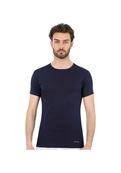 Pierre Cardin Erkek %100 Pamuk Ribana O Yaka Fanila Lacivert