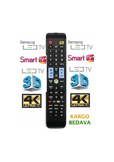 Samsung 50Mu7000 Smart Led Tv Uyumlu Kumanda