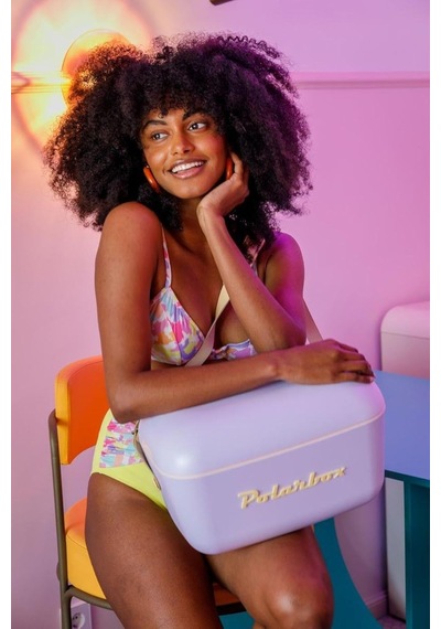 Lilac-sorbet Pop Leylak-şerbet Soğuk Ve Sıcak Termos Çanta 20l Çok Renkli Altın - Siyah