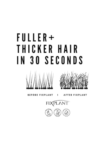 Fixplant 1 Şişe 28 Gr. Saç Dolgunlaştırıcı Topik Siyah