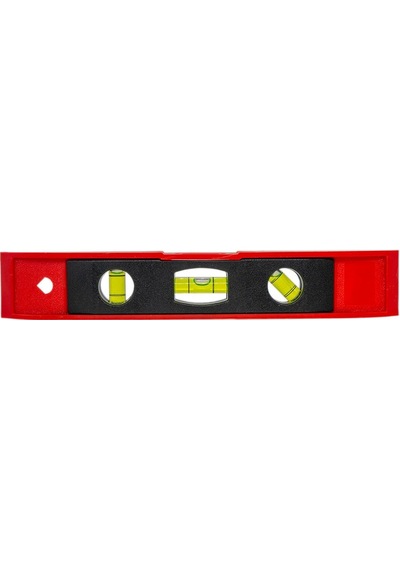6474 Pvc Mini Mıknatıslı Su Terazisi 225 Mm 3 Tüplü