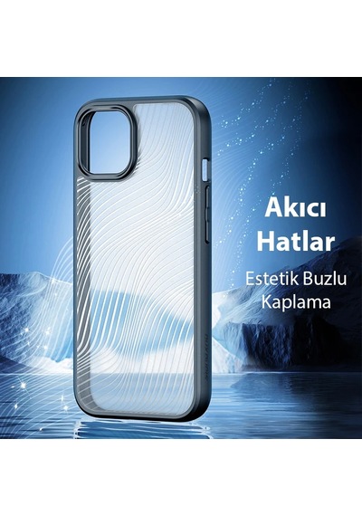 Dux Ducis Apple İphone Uyumlu 15 Plus Aimo Series Premium Buzlu Sert Pc-tpu Kılıf- 5775