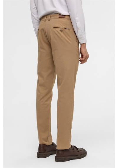 Süvari Bej Regular Armürlü Pantolon Bej