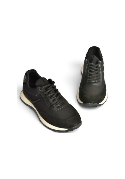 Fox Shoes Z973541804 Siyah Kumaş Kadın Spor Ayakkabı Sneakers