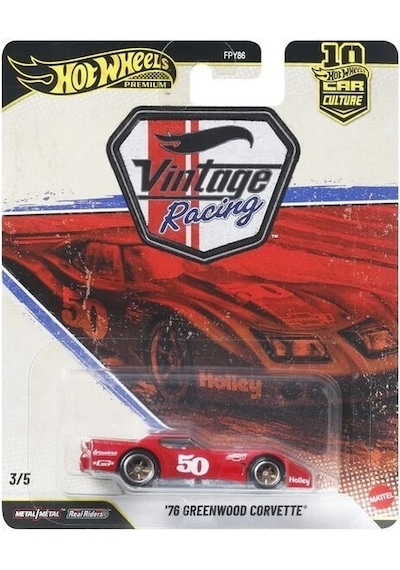 Hot Wheels Premium Car Culture Vintage Racing 5'li Set Porsche 917k Ferrari 250 Gto Lancia Stratos Beyaz