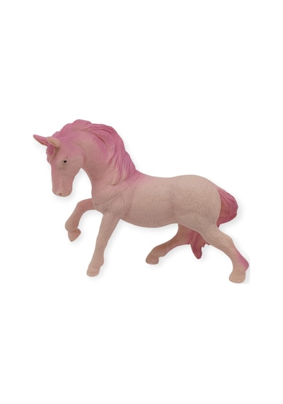 Çiftlik Hayvanları Serisi - Yarış Atı 12 Cm - Pembe Hayvan Figürü