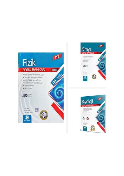 Bilgi Sarmal Tyt Biyoloji + Kimya + Fizik Soru Bankası Seti Bilgi