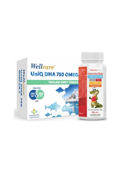 İmuneks Farma Omega Optima 250 Ml Ve Imuneks Kids Multivitamin Ve Mineraller Takviye Edici Gıda 150 Ml 2 Li Set