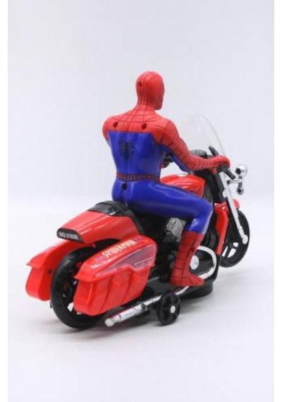 Oyuncak Spiderman Figür ve Motoru Oyuncak Spiderman Motoru