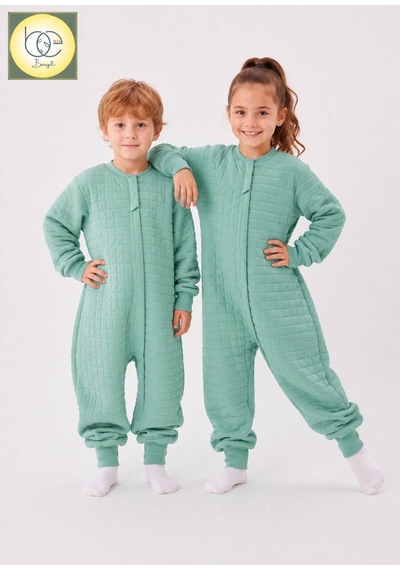 Babyhola Begı Kapitone 1.5 Tog Unisex Bebek Uyku Tulumu 2704 Yeşil