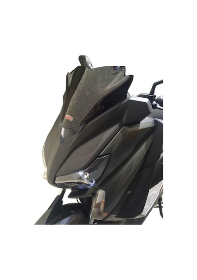 GP Kompozit Yamaha XMAX 250 / 400 2014-2017 Uyumlu Spor Ön Cam Siyah 35 cm