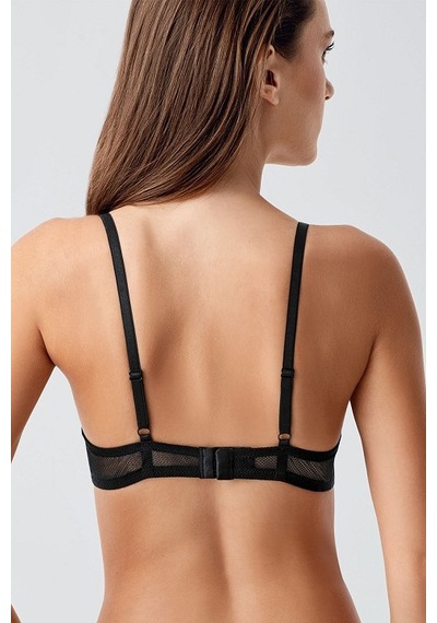 New Bra 34-8410 Telli Desteksiz Sütyen siyah