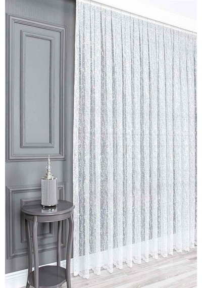 Evdepo Home Kırık Beyaz Normal Pileli Tül Perde 200 X 240 Cm Çok Renkli