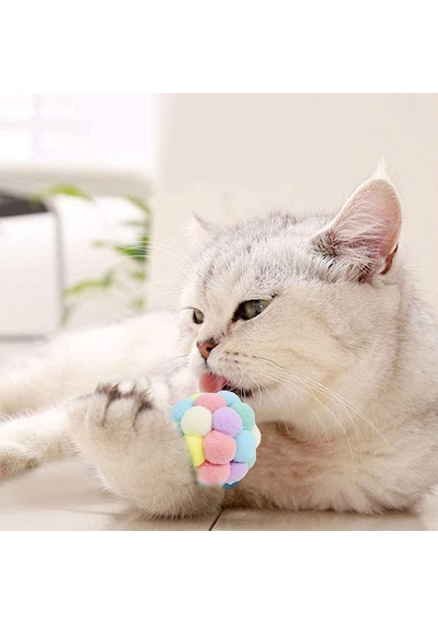 2 Adet Çıngıraklı Zilli Peluş Kedi Topu 7 Cm Büyük Boy Sesli Kedi Oyuncağı, Dayanıklı Yumuşak Toplar, Enerji Atıcı İnteraktif Oyun Topu El Yapımı 2 Adet Çıngıraklı Zilli Peluş Kedi Topu 7 Cm Büyük Boy Sesli Kedi Oyuncağı, Dayanıklı Yumuşak Toplar, Enerji Atıcı İnteraktif Oyun Topu El Yapımı
