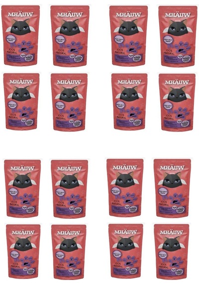 Mhauw Ciğerli Kedi Çorbası 16 x 80 G