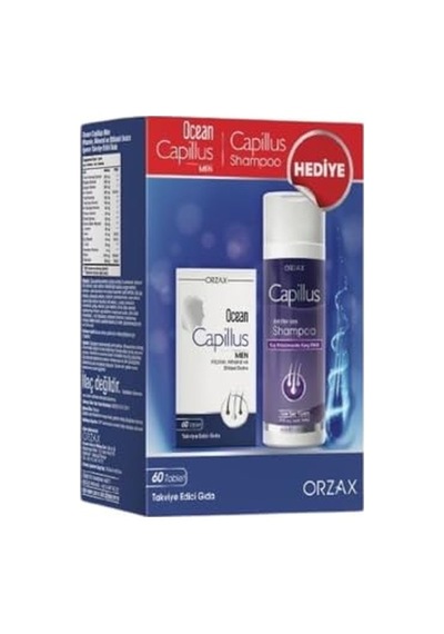 Capillus Men 60 Tablet + Capillus Şampuan 200 Ml Hediyeli