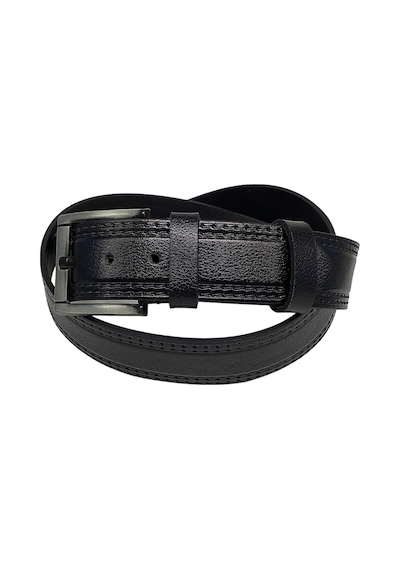 Süzer Deri Siyah Hakiki Deri Desenli Model 4.5 Cm.lik Spor Kot Kemer - 500-28 001