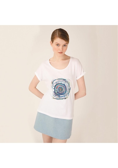 Biggdesign Nazar Beyaz T-Shirt