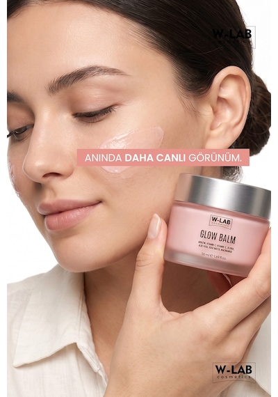 W-lab Cosmetics 4 Etkili Makyaj Balmı Nem,baz,ışıltı Ve Parlaklık Glow Balm 50 Ml