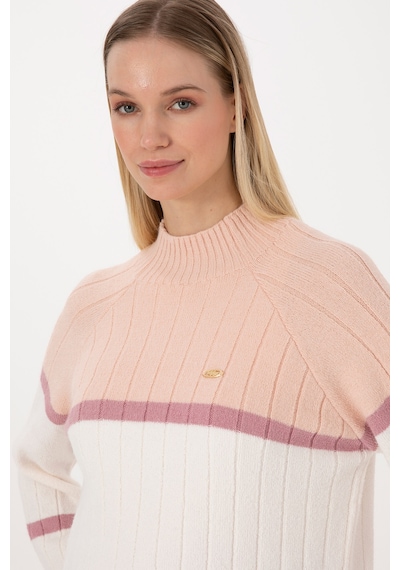 U.s. Polo Assn. Kadın Pudra Kazak /triko 50314841-vr042 Pudra