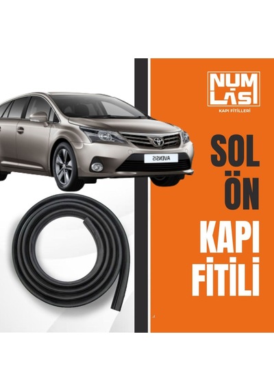Toyota Avensis Station Wagon 2010-2014 Sol Ön Kapı Fitili-a Kalite-numlas-nm5625