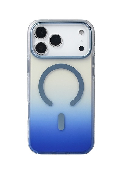 Subutu Apple Uyumlu iPhone 17 Pro Max Kılıf M-safe Şarj Özellikli Transparan Renk Geçişli Sbt Toros Kapak - Gri Gri