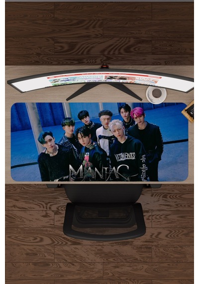 Stray Kids V4 90x40 Xxl Gaming Kauçuk Kaymaz Taban Mouse Pad Fare Altlığı