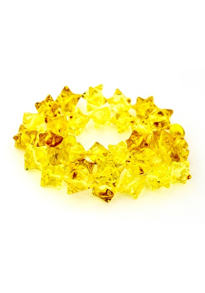 Kehribar Kolye Silindir Özel Tasarım Ambergold Kly17-23 Çok Renkli