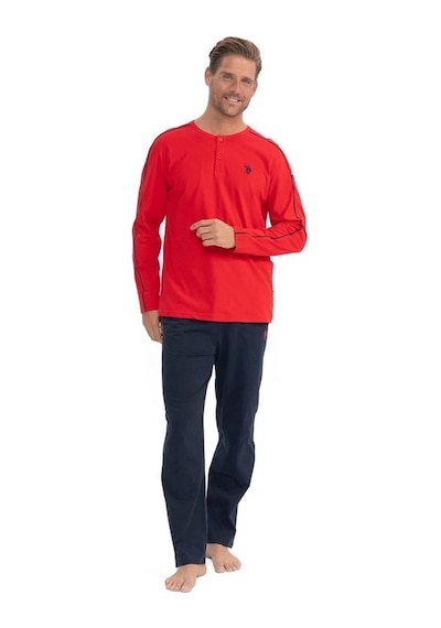 U.s Polo 18836 Patlı Pijama Takımı 001