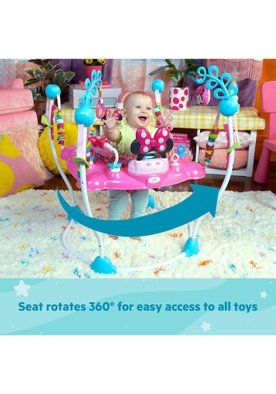 Bright Starts Disney Baby Minnie Mouse Peekaboo Işıklı Ve Melodili Aktivite Hoppalası