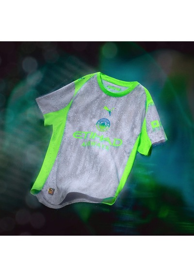 5.11 Puma Unisex Çocuk Mcfc 3rd Replica Jr Forma Cool Weather-pro Green 9-10 Yaş 077