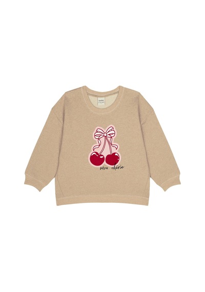 Antebies Kiraz Sweatshirt Biker Tayt Set Kırmızı