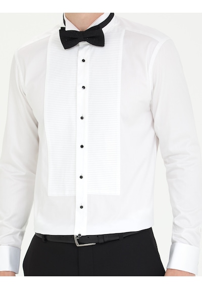 Pierre Cardin Erkek Beyaz Gömlek Smokin 50268197-vr013 Beyaz