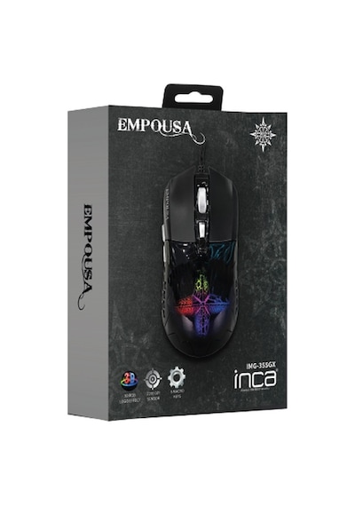 Inca IMG-355GX Empousa Kablolu RGB Optik Oyuncu Mouse